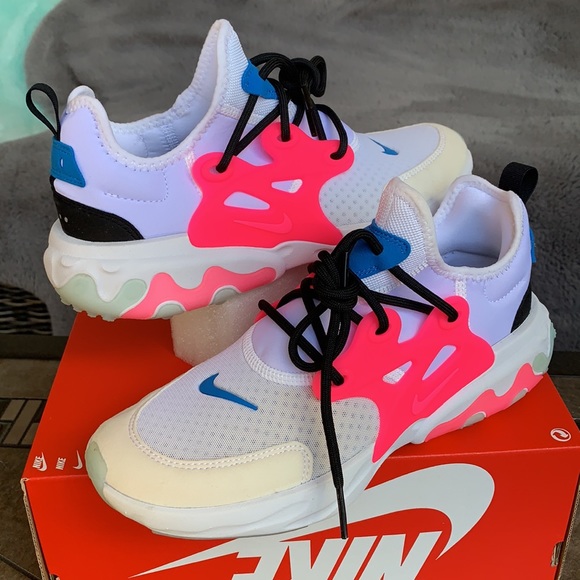 NIKE REACT PRESTO WMNS white/hyper pink-photo blue - Picture 11 of 16